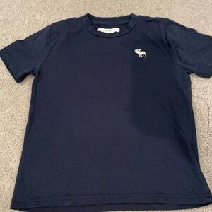 Boys Abercrombie kids navy blue shirt size 7-8 with logo